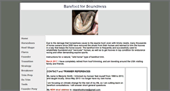 Desktop Screenshot of barefoothorse.com